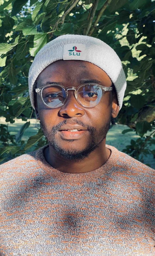 Porträtt av Ola Dosumu. Foto.